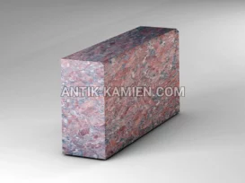 Krawężnik granitowy Rosso Santiago zdjęcie 3