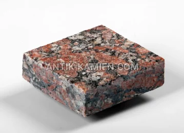 Kostka granitowa cięta Rosso Santiago zdjęcie 1