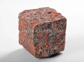 Kostka łupana granitowa Rosso Santiago zdjęcie 9