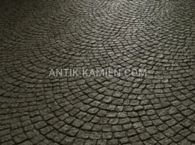 Kostka łupana granitowa Verde Oliva zdjęcie 2