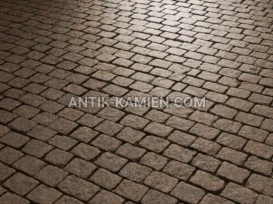 Kostka granitowa cięto-łupana Rosa Raveno zdjęcie 2
