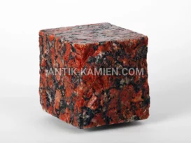 Kostka granitowa cięto-łupana Rosso Santiago zdjęcie 2