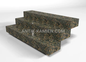 Schody granitowe Leopard Red zdjęcie 1